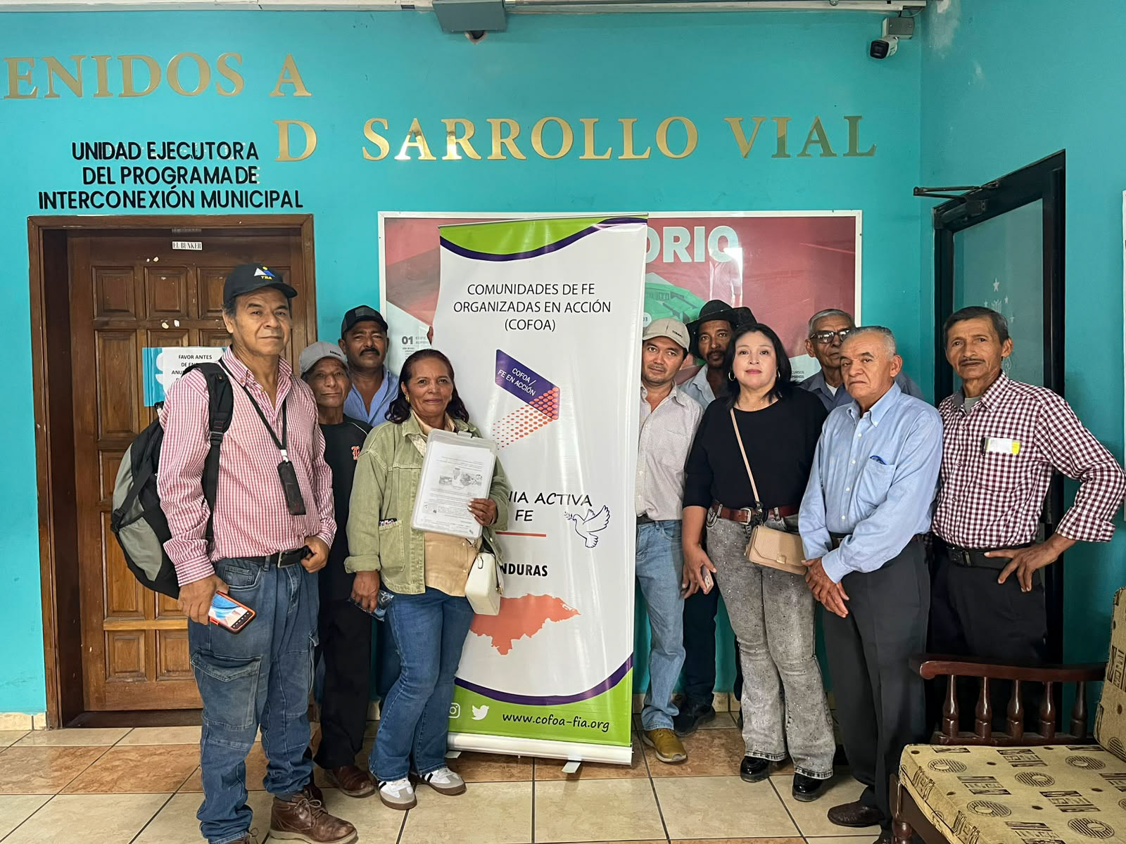 Honduras | Liderazgos de Sabanagrande avanzan en la gestión por la pavimentación de su carretera
